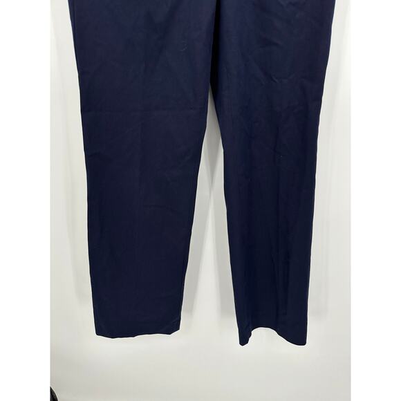 Talbots Women Newport Navy Blue Dress Pants Size 2 Trousers Slacks Career Office - Picture 3 of 9